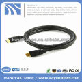 1.5 PIES 0.5M HDMI 1.4v CABLE ORO PARA LED LCD TV 1080P 3D ETHERNET HDTV 1.5FT CABLE DELgado HDMI